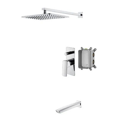 Tub And Shower Faucets With Tub Spout