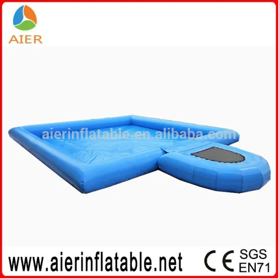 Hot selling inflatable water pool with diving board