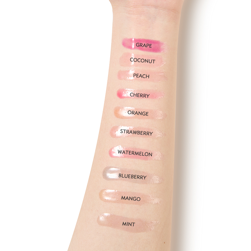 Fruit Flavor Plumping Lip Oil Balm Gloss Base Vegan Moisturizing Vendor Make Your LOGO Custom Lipgloss Private Label Lip Oil