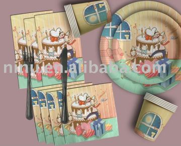 Ylnl514 Торт бумажная тарелка, Princess Party Paper Пластины