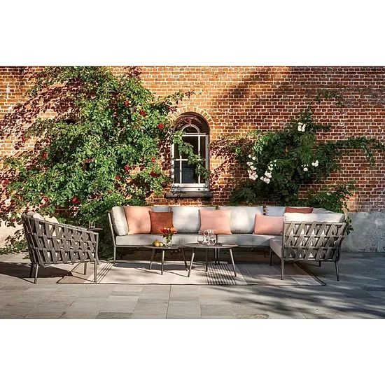 Modern Luxury Aluminum Garden Sofa Set