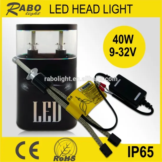 2016 New product car accessories IP68 Waterproof fanless 40W/4800LM R3/R4 led headlight h1,h3,h4,h7,h8,h9,h11,h13,h15,h16 bulb