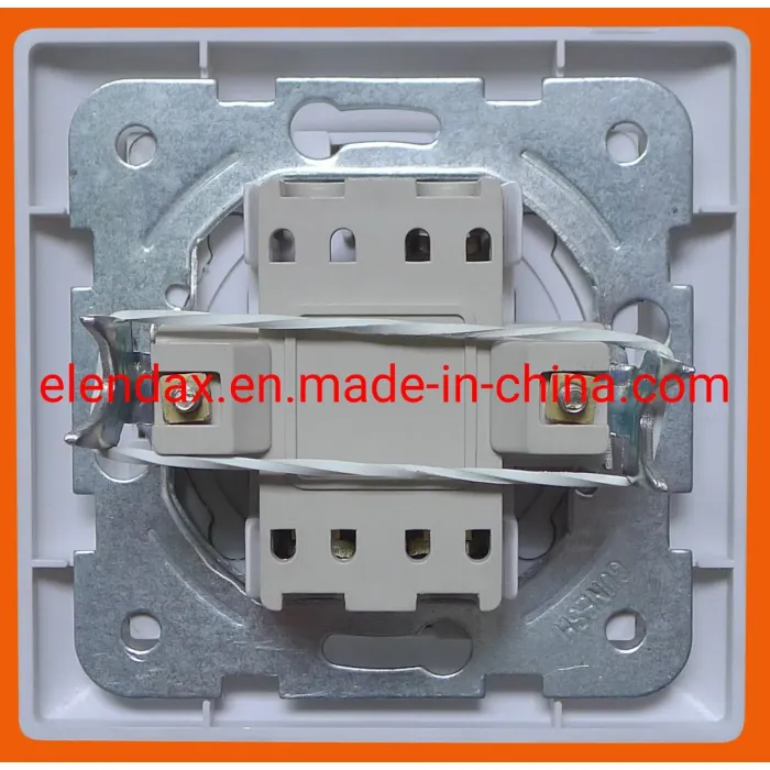 Sakelar Dinding Tombol Tekan Pemasangan Siram Jerman F6001