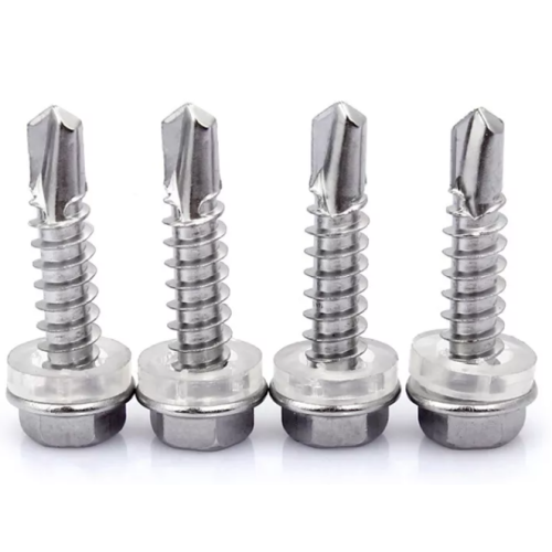 Hex head self drilling screw painting