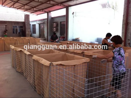 welded gabion/hesco bastion