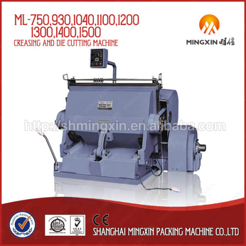 die-cutting and creasing paper box machine