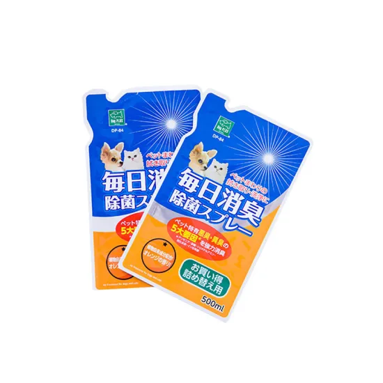 Stand Up Aluminum Pouch For Liquid Disinfectant