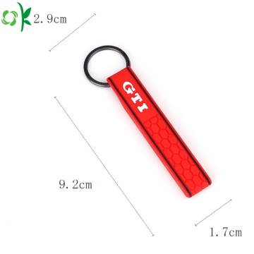 Cá nhân hoá tùy chỉnh in ấn Bracelet Silicone Keychains