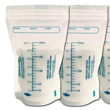 creative design pre-sterilized breast milk storage bag