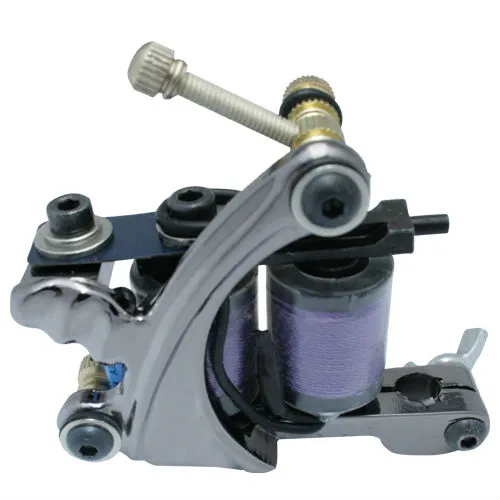 Silver Shader Tattoo Gun Tattoo Machine, High Quality Silver Shader