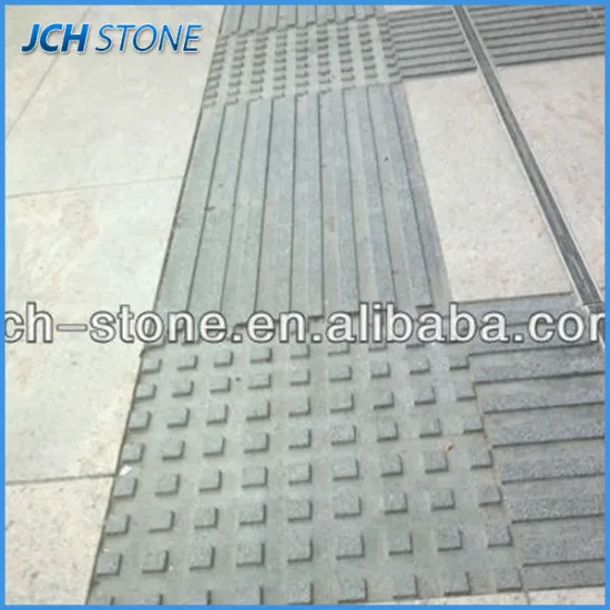 Granite paving different style sidewalk tile