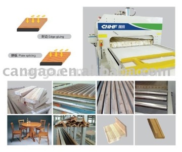 Finger board joining machine with high frequency