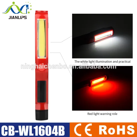 JIANLIPS CB-WL1604B Newest quality Durable Pen Light Magnetic Inspection Work Hand Lamp Emergency Torch Light