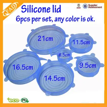 silicone stretch fresh cover Lids for fruit bowl