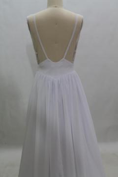 White Lace Wedding Gowns 2015 Two Shoulder Bridal Dress