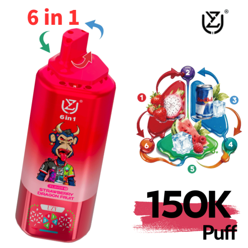 UZY 150K Puff Rechargeable Disposable Vape Pen Kit