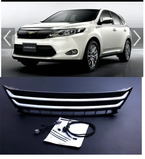 High-Quality ABS Car Front Grill with LED for Harrier 2014-up