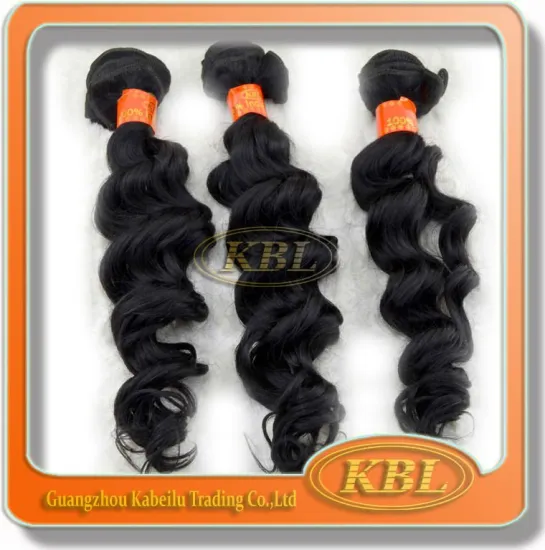 KBL 100% indian human hair extension
