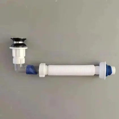 Sink Drain Pipe Adjustable Sink Deodorant Pipeline Accessories Sink Strainer Sewer Flexible transparent drainage pipe
