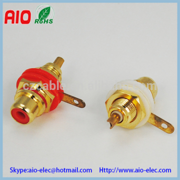 huge Bulkhead RCA female jack socket type RCA connector
