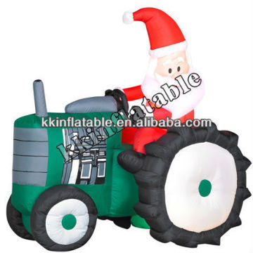 Outdoor Cheap Truck Gemmy Lowes Christmas Inflatable Santa