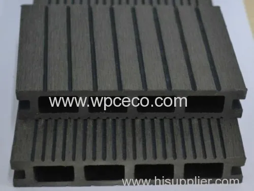 140x25mm Hollow Wpc Outdoor Flooring For Sales 
