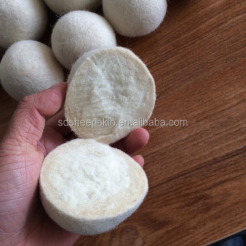 100% Wool Solid Plain Wool Felt Balls