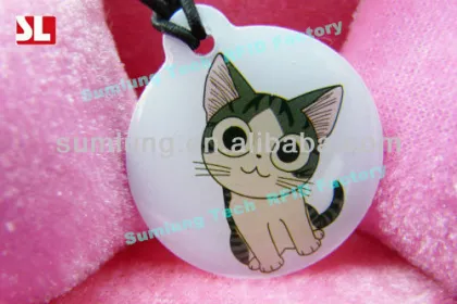 creative epoxy card/tag/Cheese cat