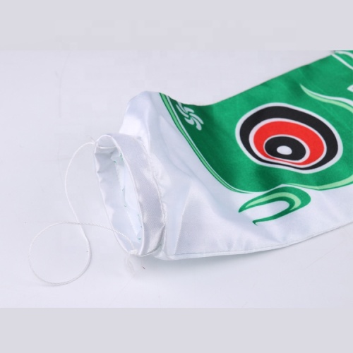 Ny design Vackra anpassade små vindsockar karpflaggor
