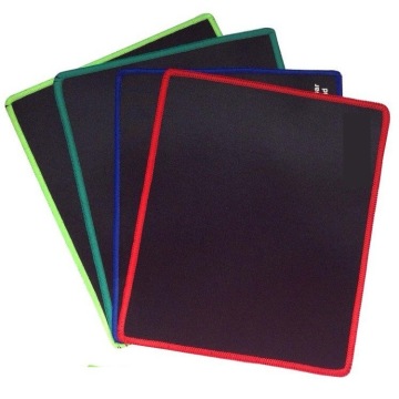 Custom Black Mouse Pad with Micro Desktop Wrist Rest Rubber Mouse Pads