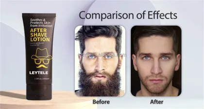 Private Label Organic Barber Aftershave Lotion for Beard Care and Shaving