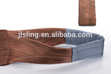 QINGYUAN 4T webbing lifting slings/ Polyester Flat Sling
