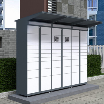 Smart Locker Cabinet Print Intelligent Parcel Delivery Barcode Finger Smart package storage lockers