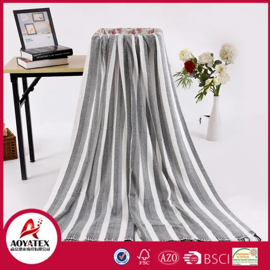 100% woven acrylic warm blanket made in china