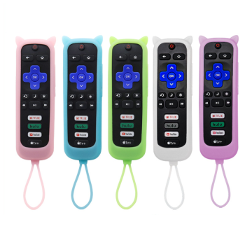 TCL Roku Remote Control Silicone Cover with Cat Ears Design
