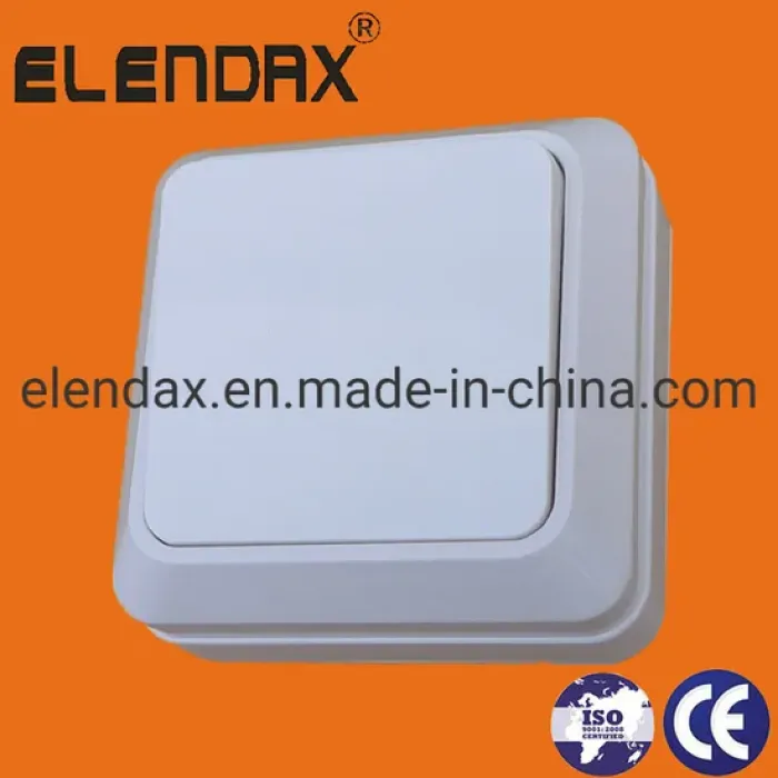 Sakelar Putih Gaya Eropa 10A 250V