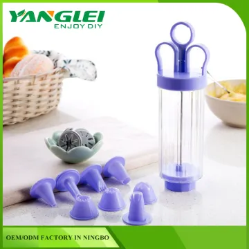 Multifunctional DIY Biscuit Decorating Syringe Kit Cookie Press