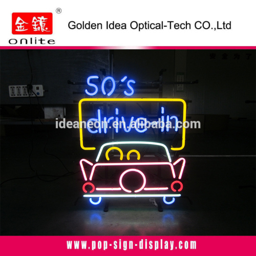 Color of neon glass tubing China factory neon signs