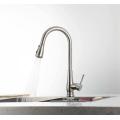 Single Lever Pull-down Wall Mounted Zinc Kitchen Faucets