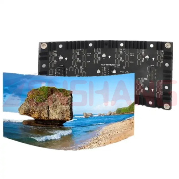 İç mekan/dış mekan reklam ekranları için Esnek P4 HD LED ekran