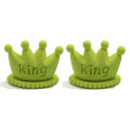 Cute Candy Color Resin Crown Miniature Children Resin Ring Making Accessory Hair Accessory