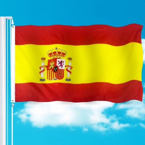 Custom Polyester Spanish Flag
