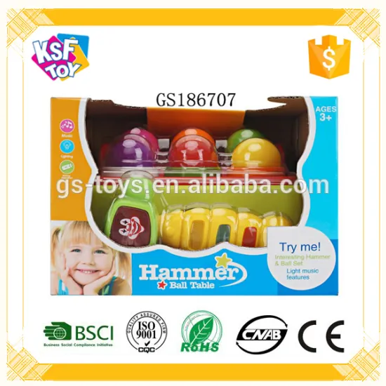 Baby Toys, Hammer Table W/Music