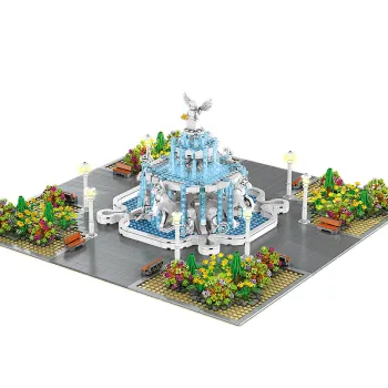 Mould King LED Light Architectural Building Blocks Set: Perfect Gift for Birthday