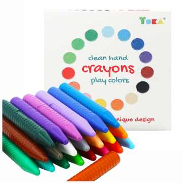 Kids Crayon Artist Professional Drawing Wax Crayons - 24 Colors Children's Oil Pastel Set