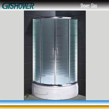 Tempered Shower Glass (Acid No 11)