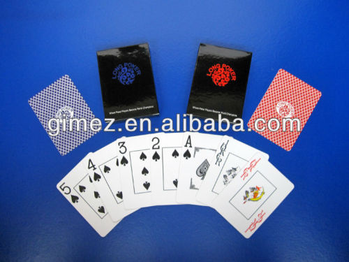 0.32mm thickness 100% new plastic playing cards, board game manufactory, confirmed to EN 71