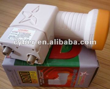 Ku band universal LNB Twin 2-outputs SR-3602 MINI Full HD 1080