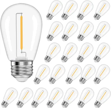 Replaceable String Light Bulbs 220V 2700K S14 1W Plastic - Ready to Ship