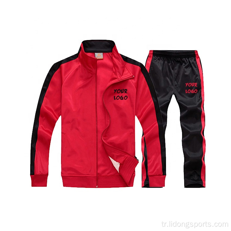 Özel Eğitim Jogging Wear Set Mens Sports Trachsuit